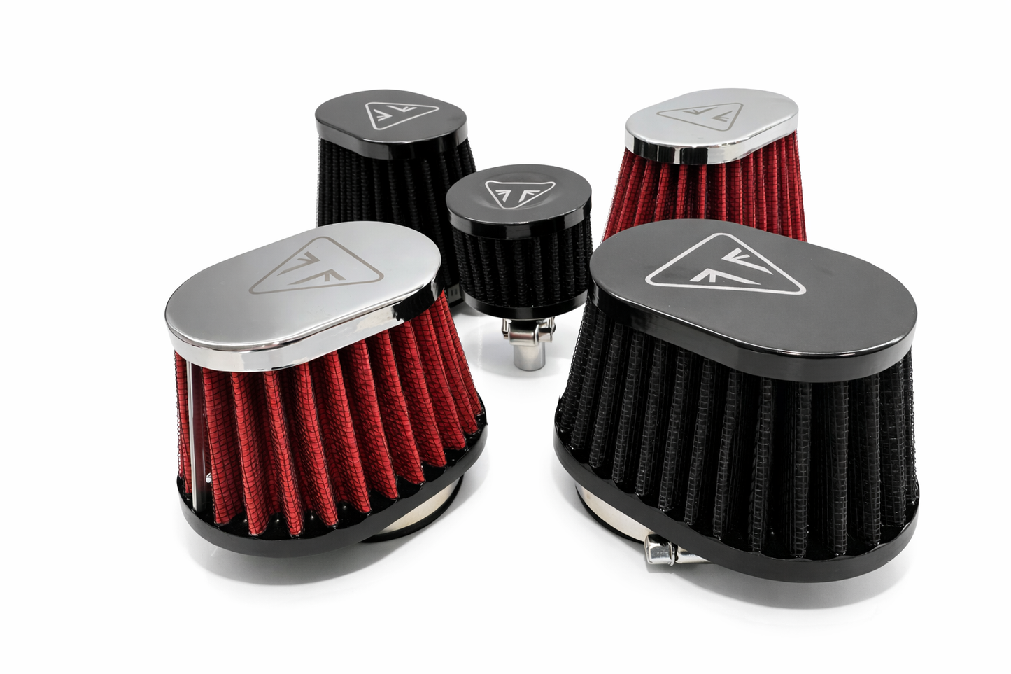 Kit de suppression de la boîte à air pour Triumph Speedmaster 1200cc | Faisceau de câbles/cache-chaîne et filtres à air coniques