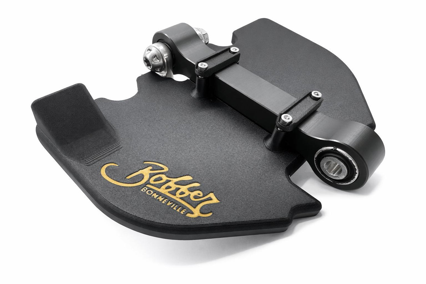 Triumph Bobber wire harness cover with Gold Bobber logo