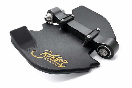 Triumph Bobber wire harness cover with Gold Bobber logo