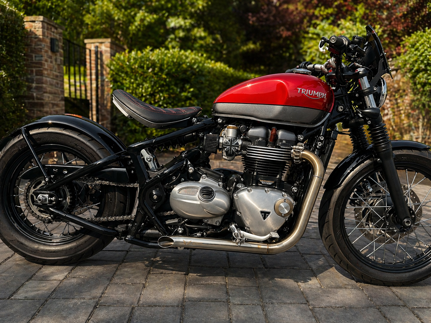 Triumph Bobber Ignition Relocation Kit (All Years) – Clean Minimal Frame Mount | No Wiring Required