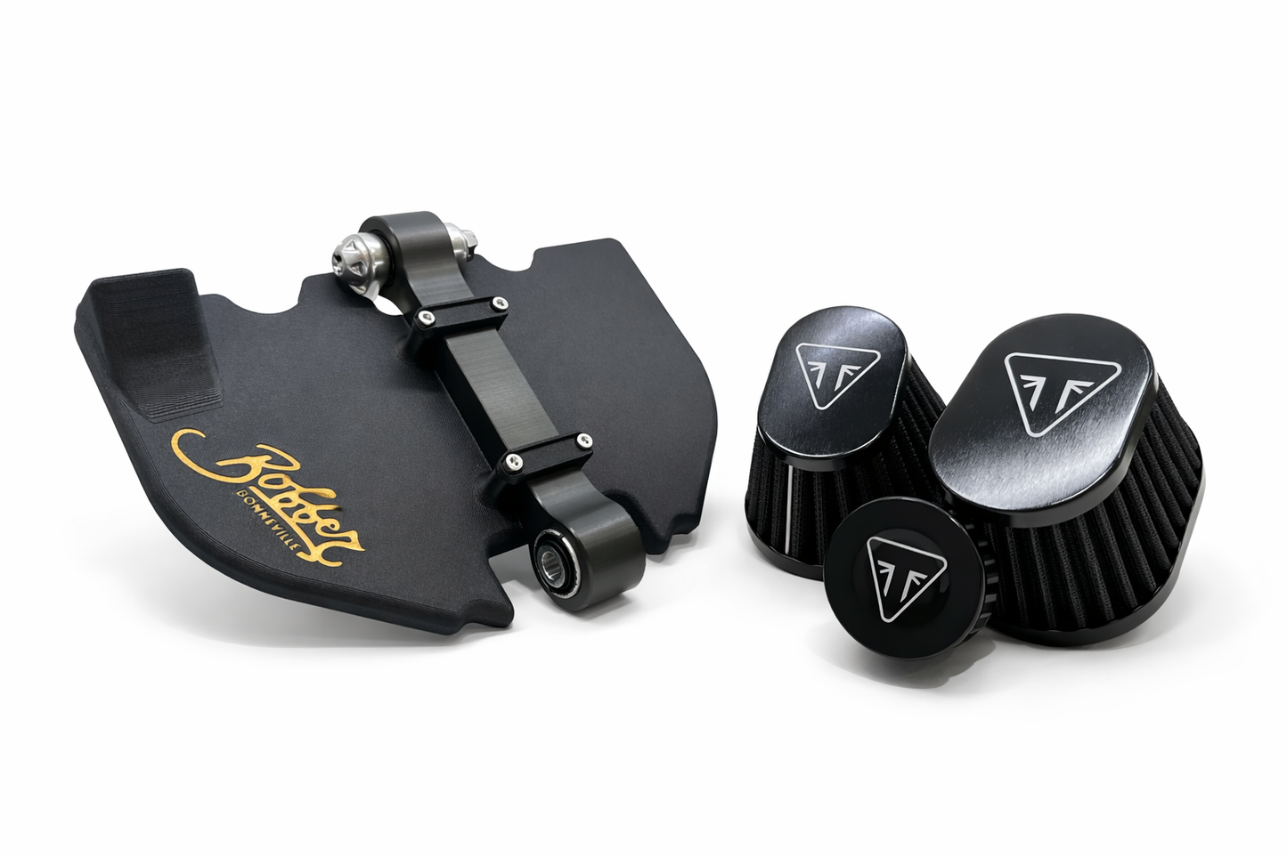 Triumph Speedmaster 1200cc Airbox Delete Kit | Wire Harness/Chain Cover & Pod Filters