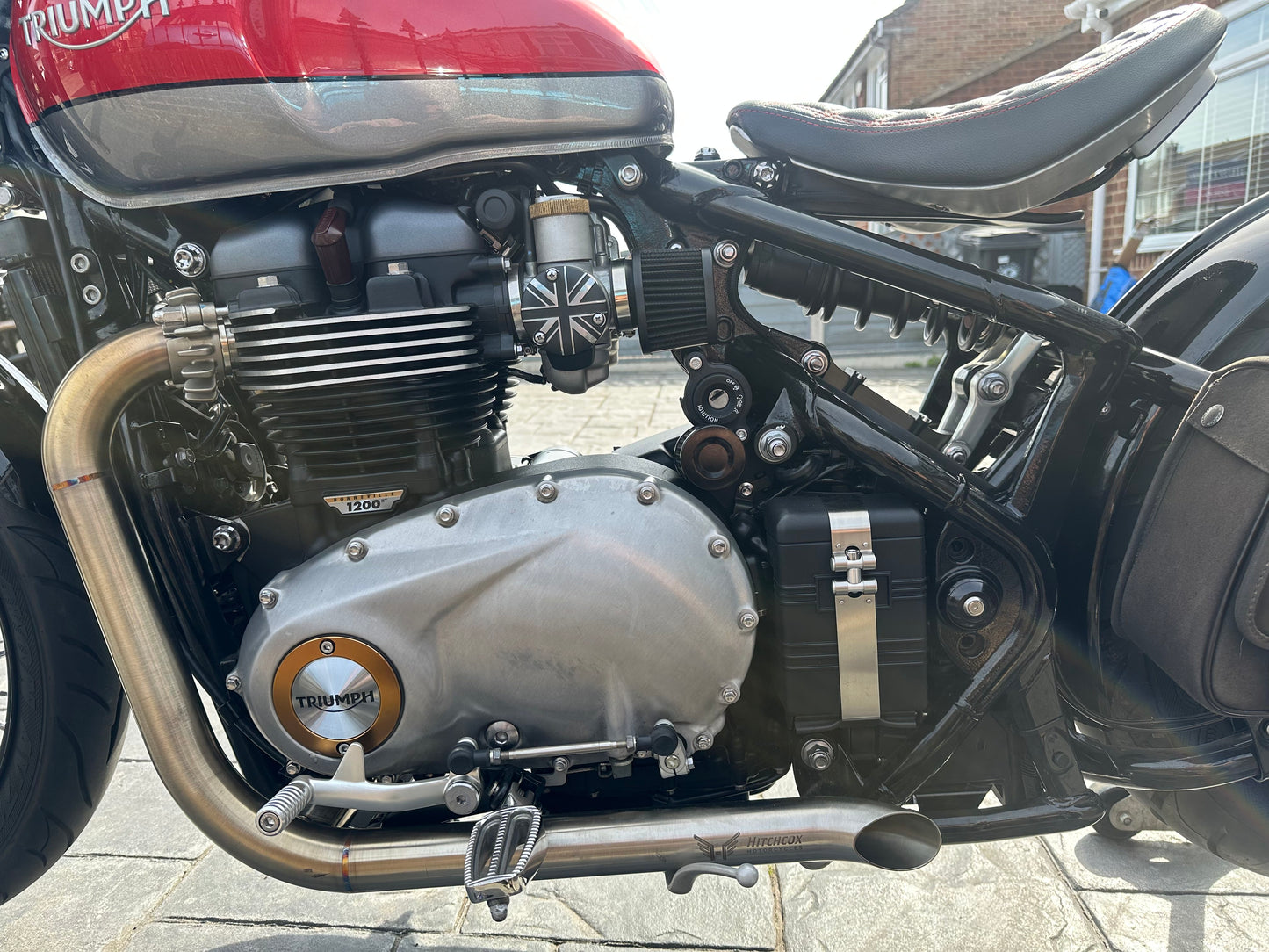 Triumph Bobber Ignition Relocation Kit (All Years) – Clean Minimal Frame Mount | No Wiring Required