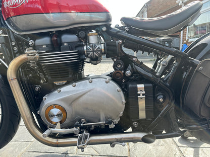 Triumph Bobber Ignition Relocation Kit (All Years) – Clean Minimal Frame Mount | No Wiring Required
