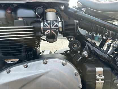 Triumph Bobber Ignition Relocation Kit (All Years) – Clean Minimal Frame Mount | No Wiring Required
