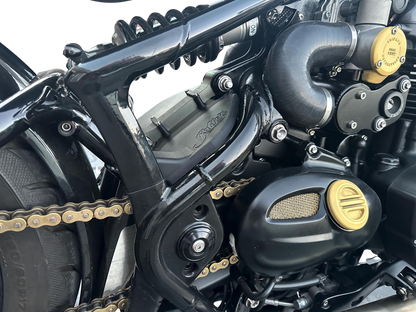 Cache-faisceau de suppression de boîte à air pour Triumph Bobber | Cache-câbles et de chaîne