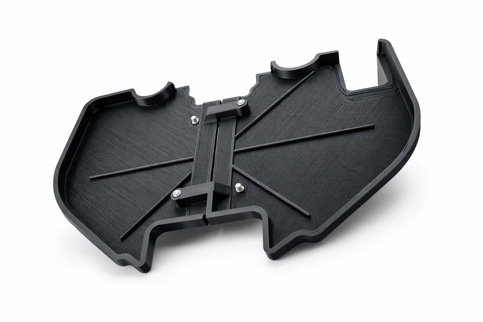 Triumph Bobber wire harness cover underside view