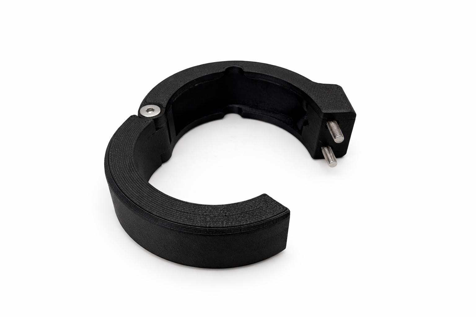 Side view of Kellermann Atto indicator bracket 41mm fork mount