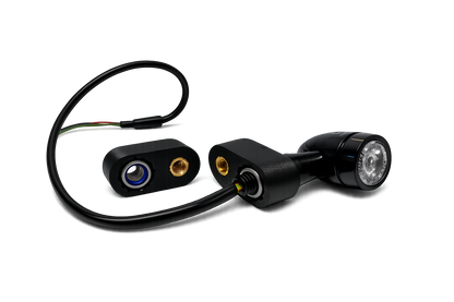 Triumph Indicator Adapters M8 – Front Mount Conversion | Bobber, T100, T120, Street Twin, Thruxton | LED Indicator Upgrade