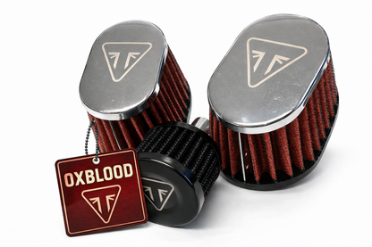 Kit de filtro de cápsula de eliminación de caja de aire para Triumph Bobber | Cubierta de arnés/cadena + filtros | Kit de conversión